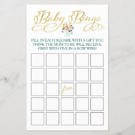 Wilde Baby Bingo Game Flyer