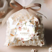 Wilde Baby Bloom Shower Ronde Sticker