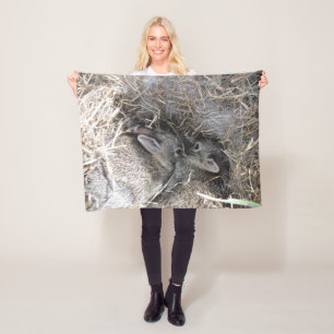 Wilde Baby Bunnies Fleece Blanket