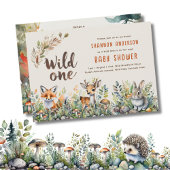 Wilde Baby Dieren uit het Bos Lief Rustiek Kaart