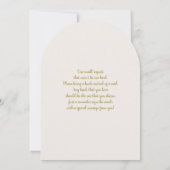 Wilde Baby in Bloom Baby shower Girl Kaart (Achterkant)