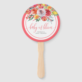 Wilde Baby in Bloom Floral Baby shower Handwaaier