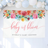Wilde Baby in Bloom Floral Baby shower Spandoek