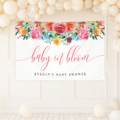 Wilde Baby in Bloom Floral Baby shower Spandoek