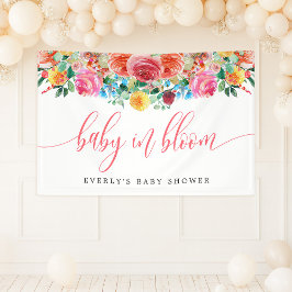 Wilde Baby in Bloom Floral Baby shower Spandoek