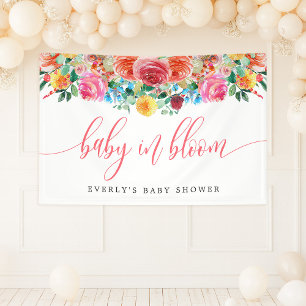 Wilde Baby in Bloom Floral Baby shower Spandoek