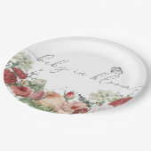 Wilde Baby in Bloom Girl Papieren Bordje (Gekanteld)