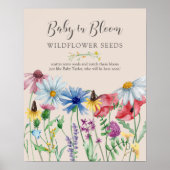 Wilde Baby in Bloom Wilde Vloerzaad Poster (Voorkant)