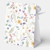 Wilde Baby in het Baby shower Bloom Bedankdoosjes (Achterkant)