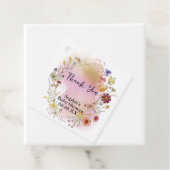 Wilde Baby in het Baby shower Bloom Bedankjes Labels (In situ)