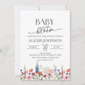 Wilde Baby in het Baby shower Bloom Kaart (Voorkant)