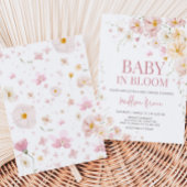 Wilde Baby in het Baby shower Bloom Kaart