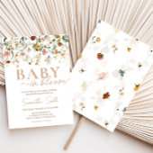 Wilde Baby in het Baby shower Bloom Kaart
