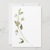 Wilde Baby in het Baby shower Bloom Kaart (Achterkant)