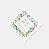 Wilde Baby in het Baby shower Bloom Servet (Hoek)