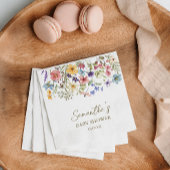 Wilde Baby in het Baby shower Bloom Servet