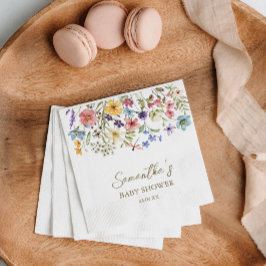 Wilde Baby in het Baby shower Bloom Servet