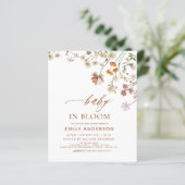 Wilde Baby in het Baby shower Bloom Terracotta (Staand voorkant)