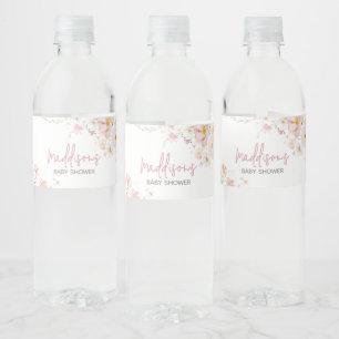 Wilde Baby in het Baby shower Bloom Waterfles Etiket