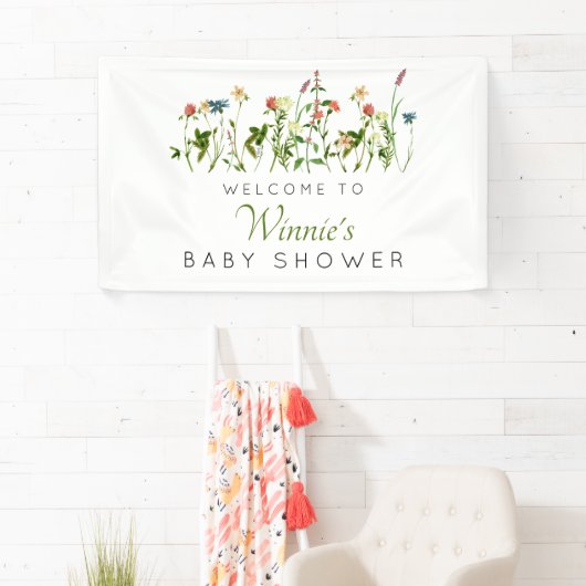 Wilde Baby shower Banner (Insitu)