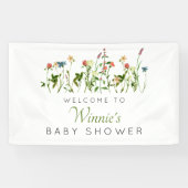 Wilde Baby shower Banner (Horizontaal)