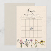  Wilde Baby shower Bingo Game Kaart (Voorkant / Achterkant)