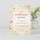 Wilde Baby shower Floral Summer Chic Sprinkle Kaart (Staand voorkant)