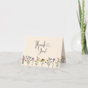  Wilde Baby shower Hartelijk dank Bedankkaart