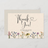  Wilde Baby shower Hartelijk dank Bedankkaart (Voorkant / Achterkant)