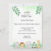 Wilde baby shower uitnodiging (Voorkant)