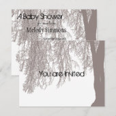 Wilde Baby shower weiden Kaart (Voorkant / Achterkant)