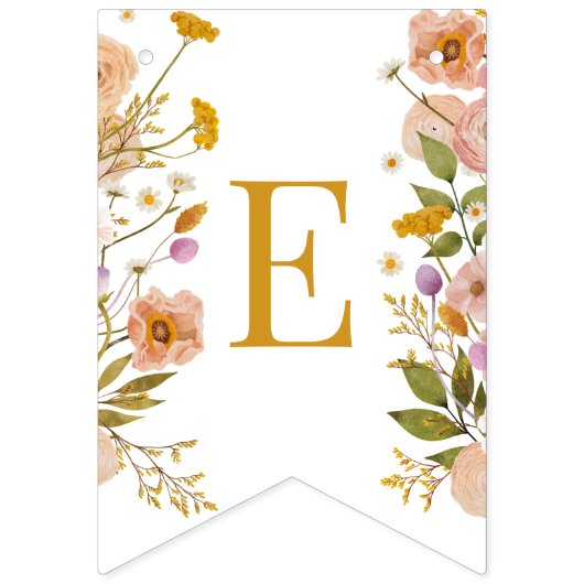 Wilde baby showers banner, Tuinthema Vlaggetjes (Tweede vlag)