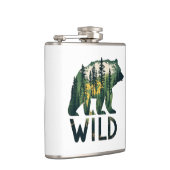 Wilde Beer buitenshuis Natuur Heupfles (Rechts)