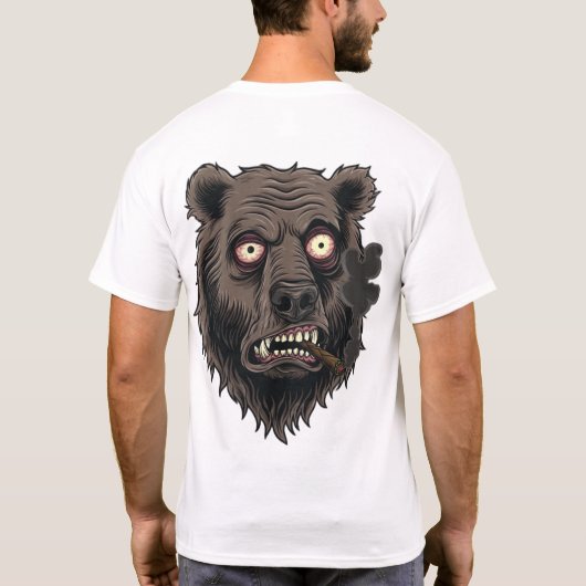 Wilde Beer Rook Aura T-shirt (Achterkant)