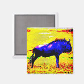 wilde beest magneet (Voorkant / Achterkant)