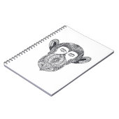 Wilde beest van de boswade notitieboek (Linkerzijde)