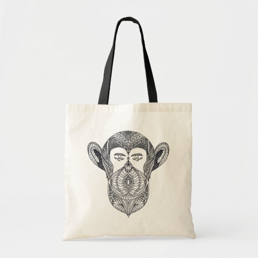 Wilde beest van de boswade tote bag (Voorkant)