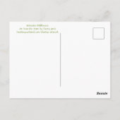 Wilde Begonia Ansichtkaart Briefkaart (Achterkant)