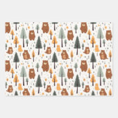 wilde Beren in het bos Inpakpapier Vel (Voorkant 3)