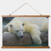 Wilde Beren - Natuur Polar Beer Hangend Wandkleed (Voorkant)