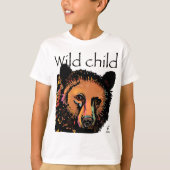 Wilde beren regenboogdieren t-shirt (Voorkant)