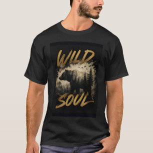 Wilde Beren Ziel Bos Wilderness Spirit Avontuur T-shirt