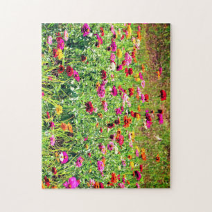 Wilde bergbloemen legpuzzel