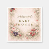 Wilde-besidentuin Baby Shower Servet (Voorkant)