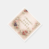 Wilde-besidentuin Baby Shower Servet (Hoek)