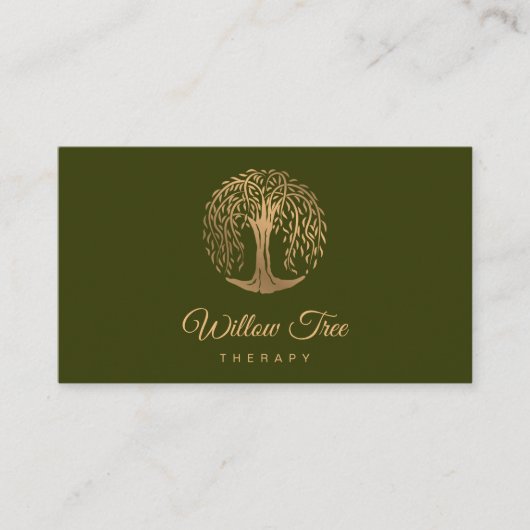 Wilde biokuikenboom, therapie, psycholoog B Visitekaartje (Voorkant)