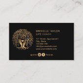 Wilde biokuikenboom, Therapist, psycholoog Visitekaartje (Achterkant)