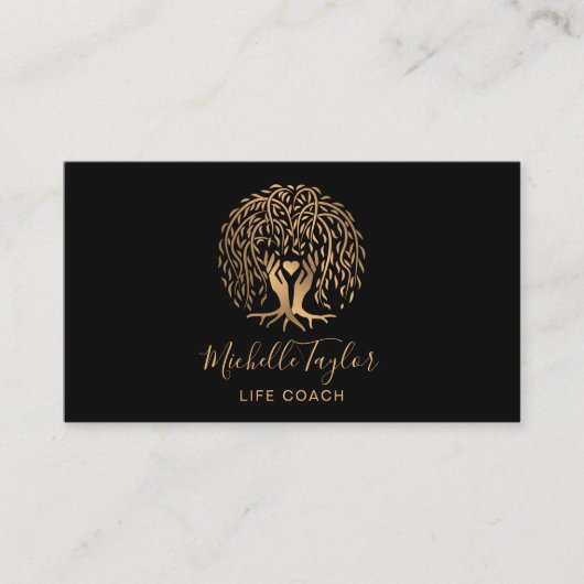 Wilde biokuikenboom, Therapist, psycholoog Visitekaartje (Voorkant)