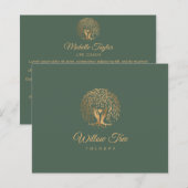 Wilde biotoop, therapie, psycholoog (Voorkant / Achterkant)