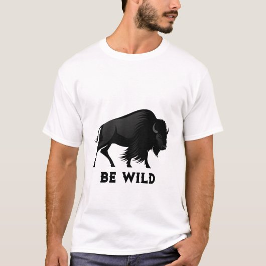 Wilde Bizon T-shirt (Voorkant)